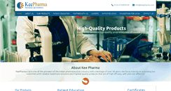 Desktop Screenshot of keepharma.com